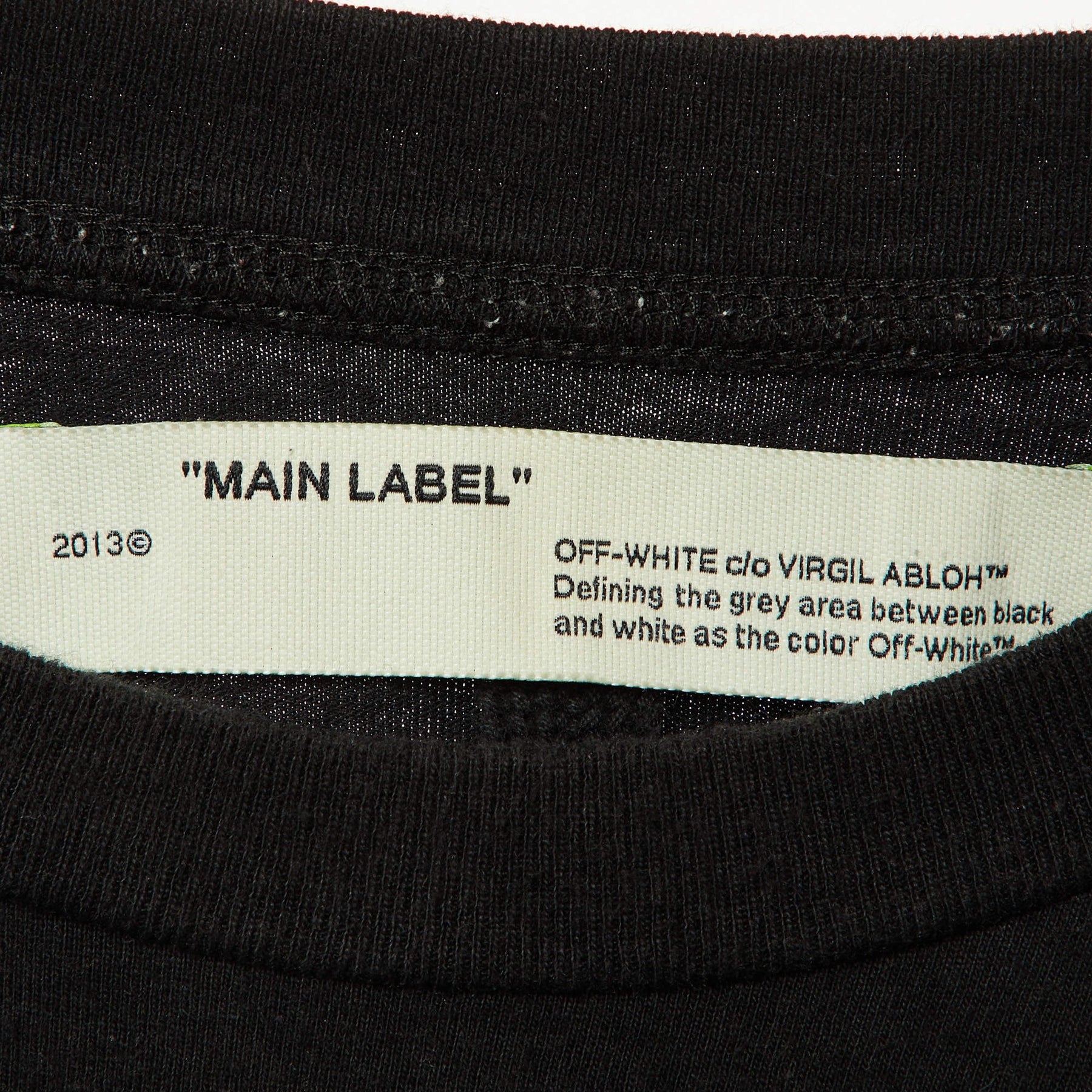 Off-White Black Caravaggio T-Shirt (Tagged XS – fits like a relaxed L or slim XL)