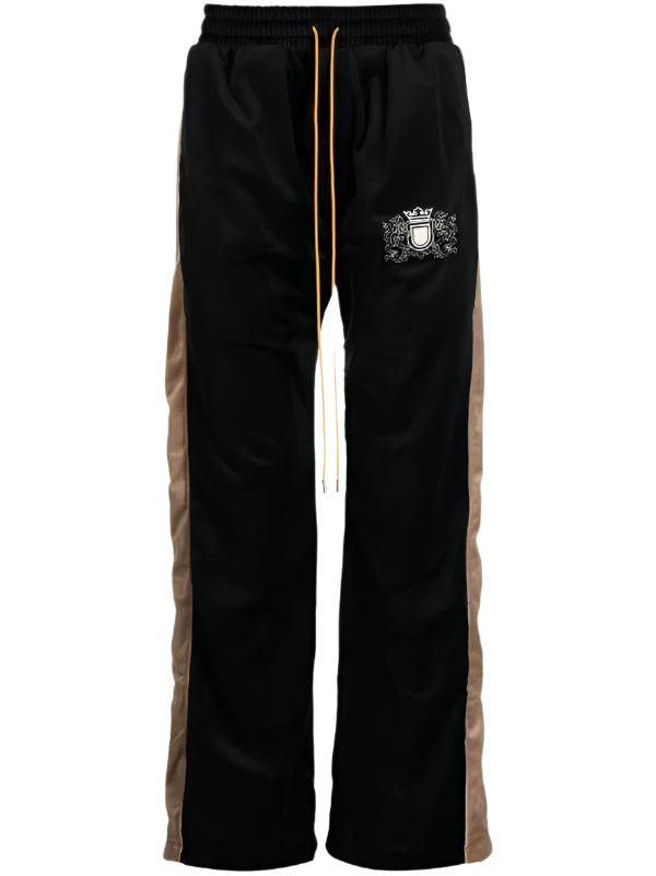 Rhude Black Embroidered Sweatpants