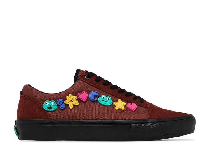 Vans Skate Old Skool Frog Skateboard Brown Black Shoes - Living Legend