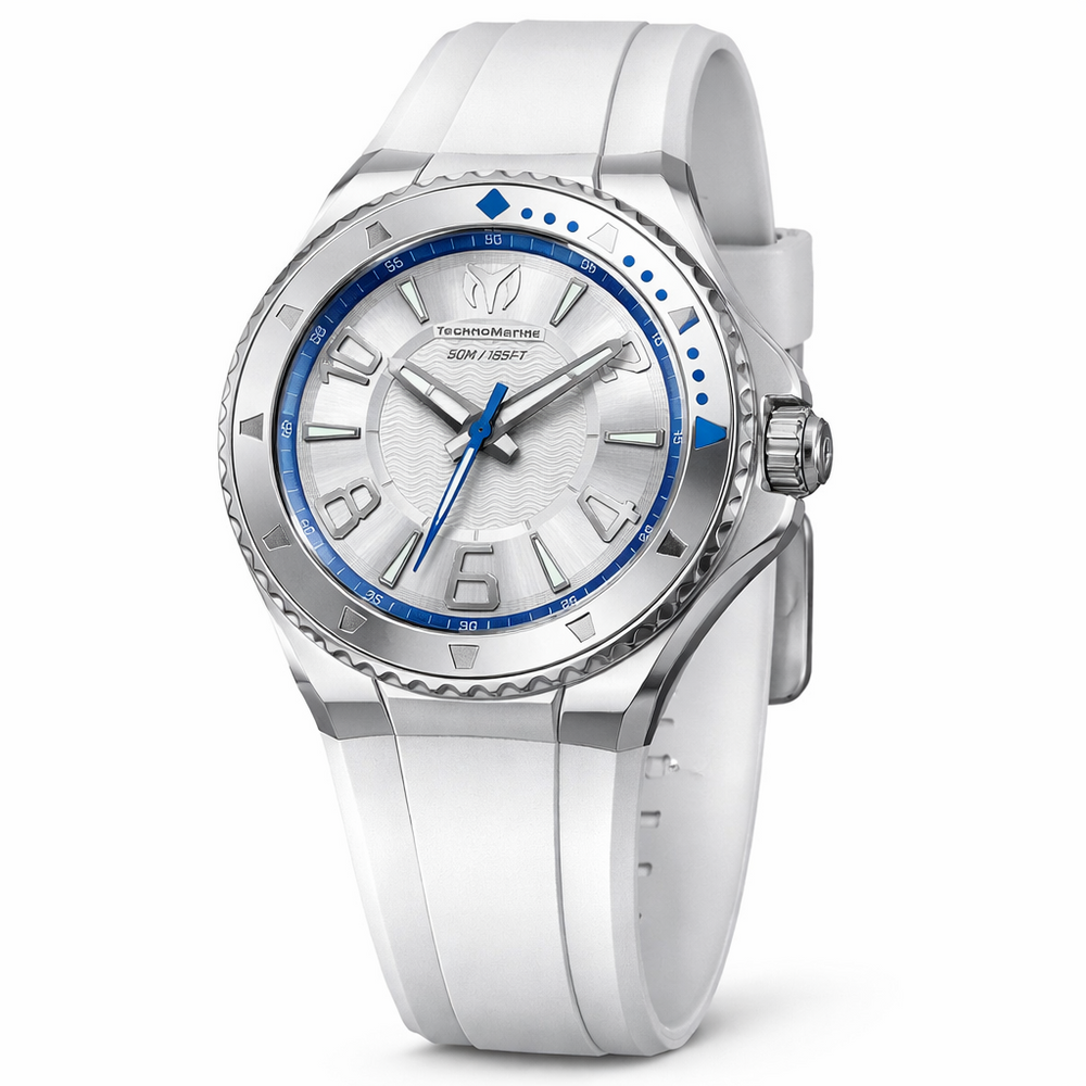 TechnoMarine Lusso Mare Men's Watch - 44mm, White (TM-225023)