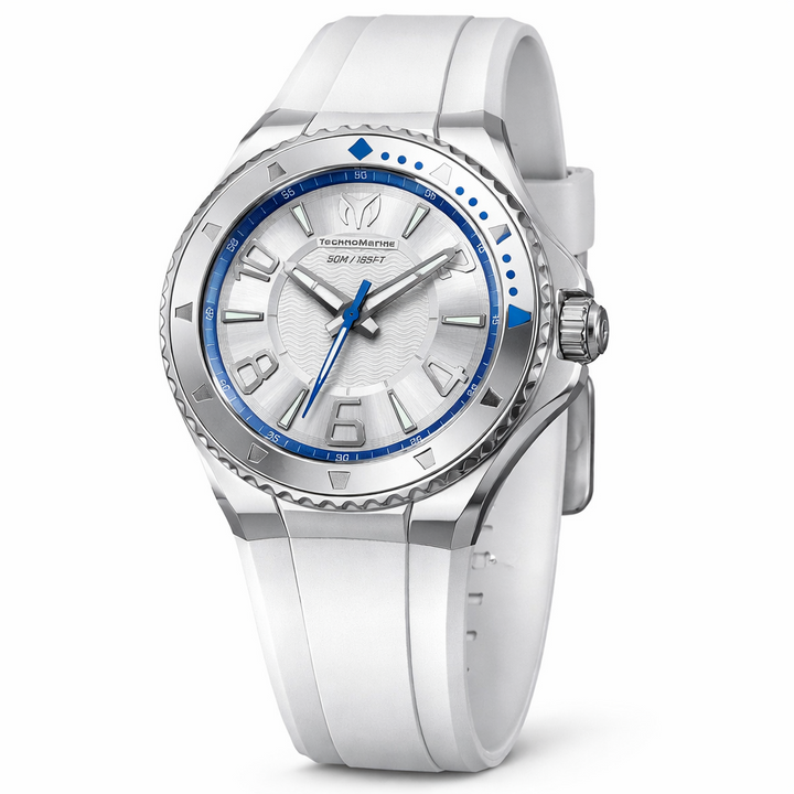 TechnoMarine Lusso Mare Men's Watch - 44mm, White (TM-225023)