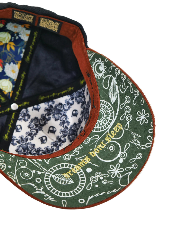 DVNIELLUU OG LA: LIMITLESS AMBITIONS SNAPBACK (BLACK/TAN BROWN) – 100% AUTHENTIC – NEW