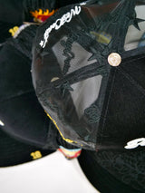 DVNIELLUU OG BA: FROM THE BAY TO THE WORLD TRUCKER HAT (BLACK CORDUROY/MESH) – 100% AUTHENTIC – NEW