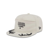 New Era Los Angeles Dodgers Front Zip Canvas 59FIFTY A-Frame Fitted Hat