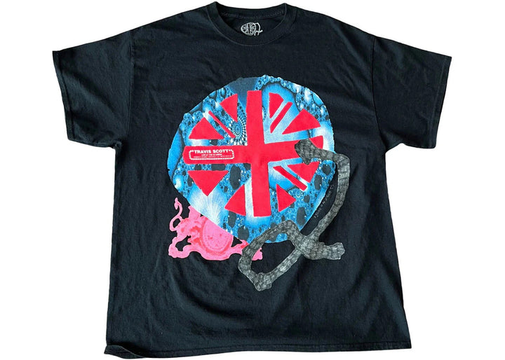 Travis Scott O2 Live Union Jack Tee - Living Legend
