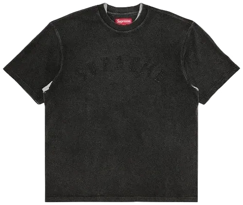 Supreme Overprint Short-Sleeve Top ‘Black’ – FW25 (Sold Out Release)