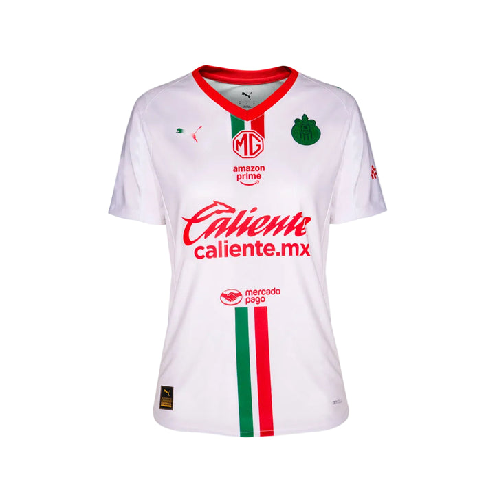 Chivas 25/26 Away Player Version Puma Jersey White Slim Fit DryCELL
