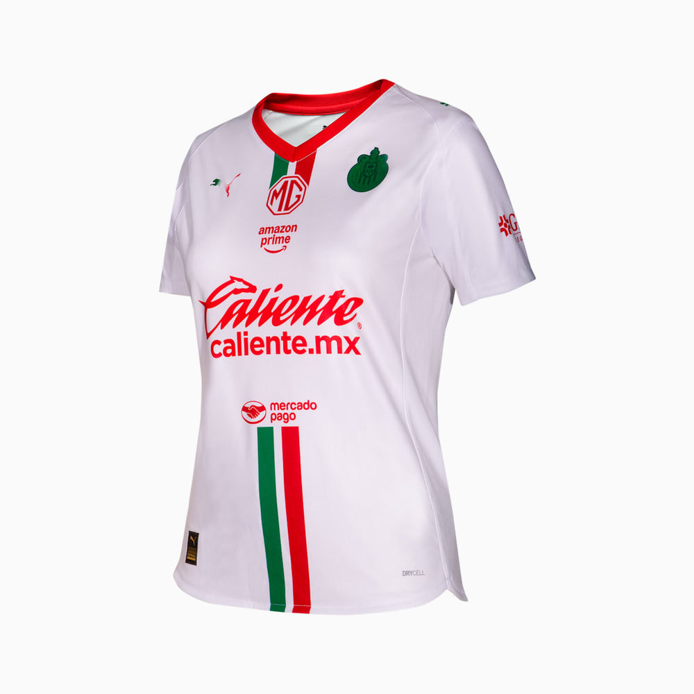 Chivas 25/26 Away Player Version Puma Jersey White Slim Fit DryCELL