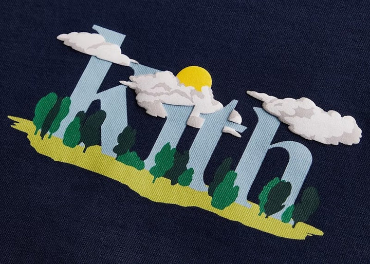 Kith Cloud Serif Logo Tee - Living Legend