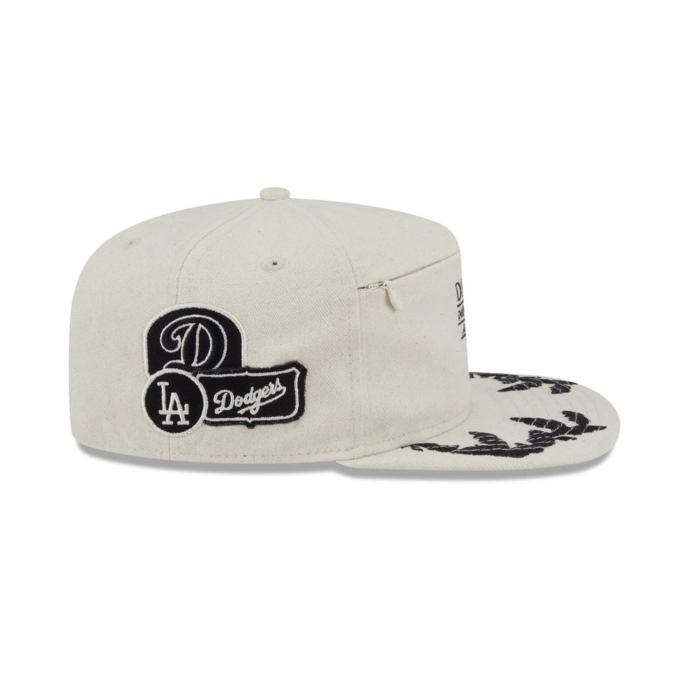 New Era Los Angeles Dodgers Front Zip Canvas 59FIFTY A-Frame Fitted Hat