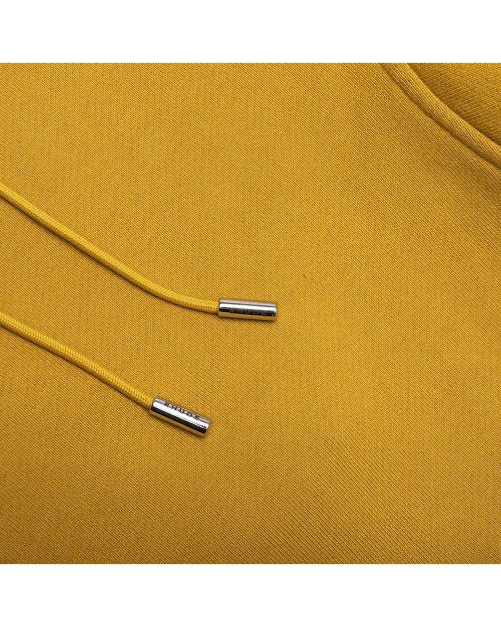 Rhude Men's Yellow Logo Embroidered Drawstring Sweatshorts - Living Legend