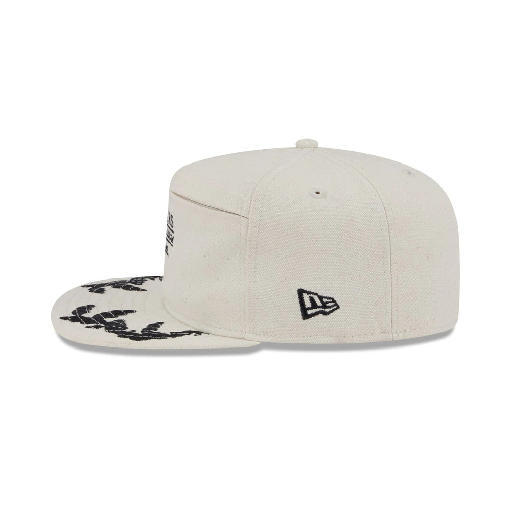 New Era Los Angeles Dodgers Front Zip Canvas 59FIFTY A-Frame Fitted Hat