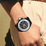 Men's TechnoMarine Jellyfish Cruise Silicone Strap Chronograph Watch TM-115110