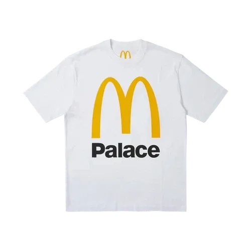 Palace x McDonald's Logo T-Shirt White - 23FW - Living Legend