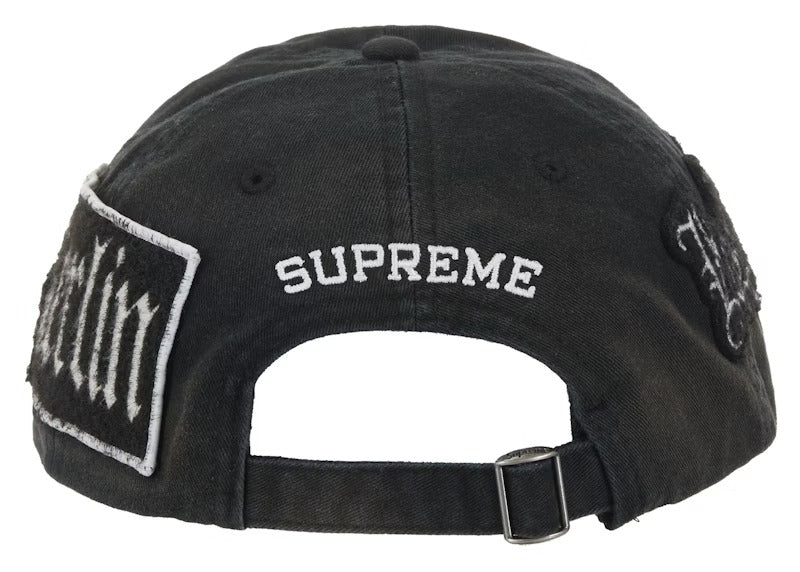 Supreme City Patches 6-Panel Hat 'Black' (SS26)