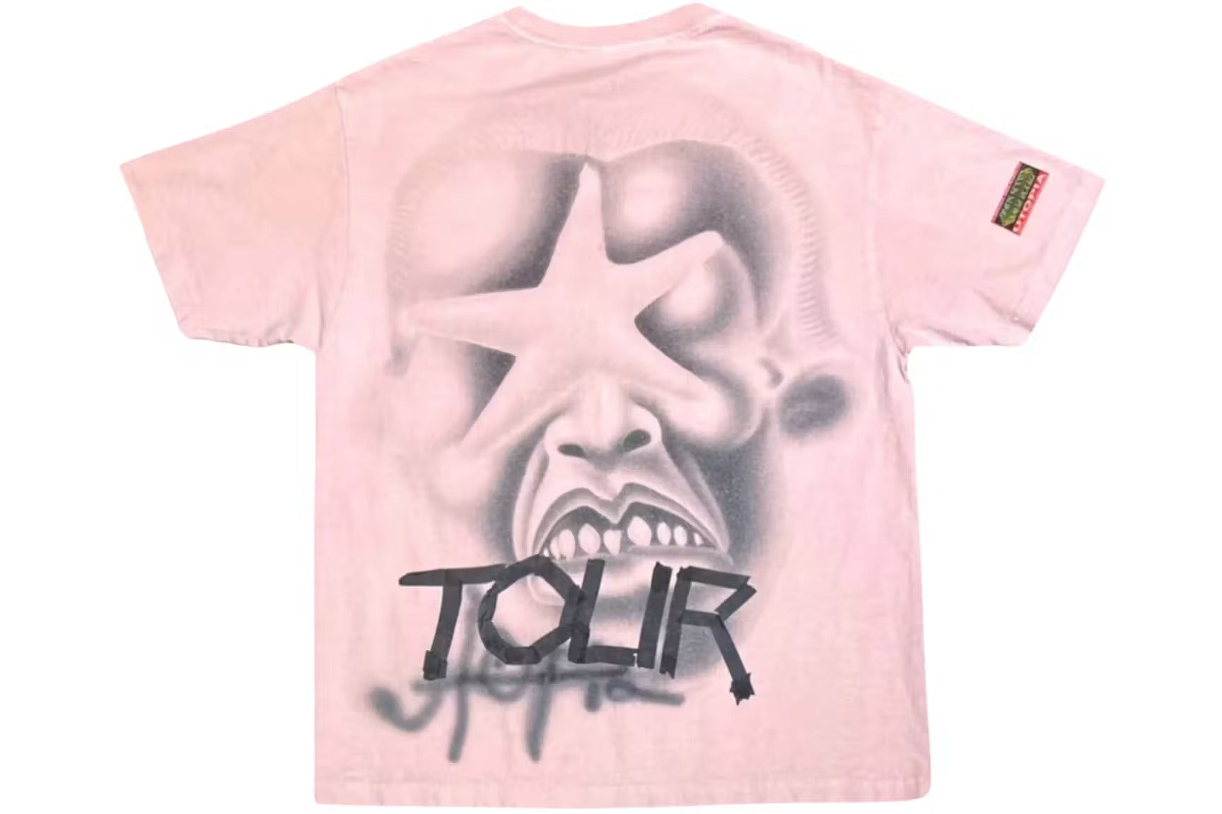 Travis Scott Utopia Circus Maximus Pink Star Tee