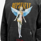 Represent Reborn Hoodie Aged Angel Black