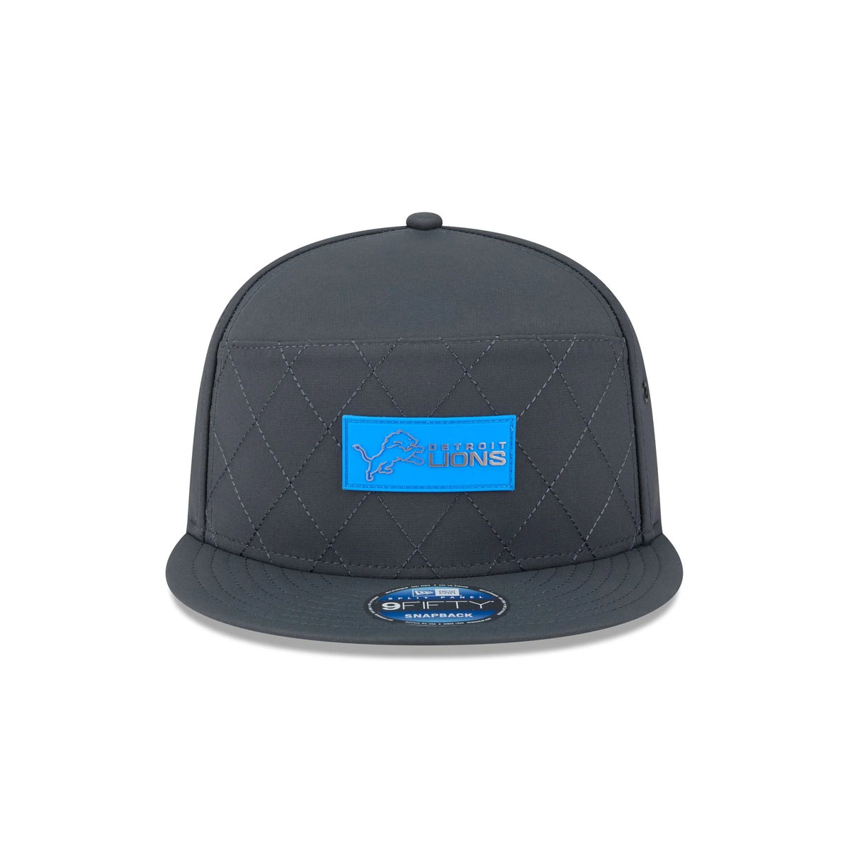 Detroit Lions  2025 Sideline Cold Weather Steel Clouds Split Panel 9FIFTY Snapback