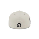 New Era Los Angeles Dodgers Front Zip Canvas 59FIFTY A-Frame Fitted Hat