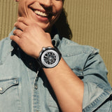 Men's TechnoMarine Jellyfish Cruise Silicone Strap Chronograph Watch TM-115110