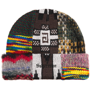 Supreme Patchwork Knit Beanie