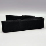 Stussy Logo Web Belt Black Military Style Flip Buckle Adjustable