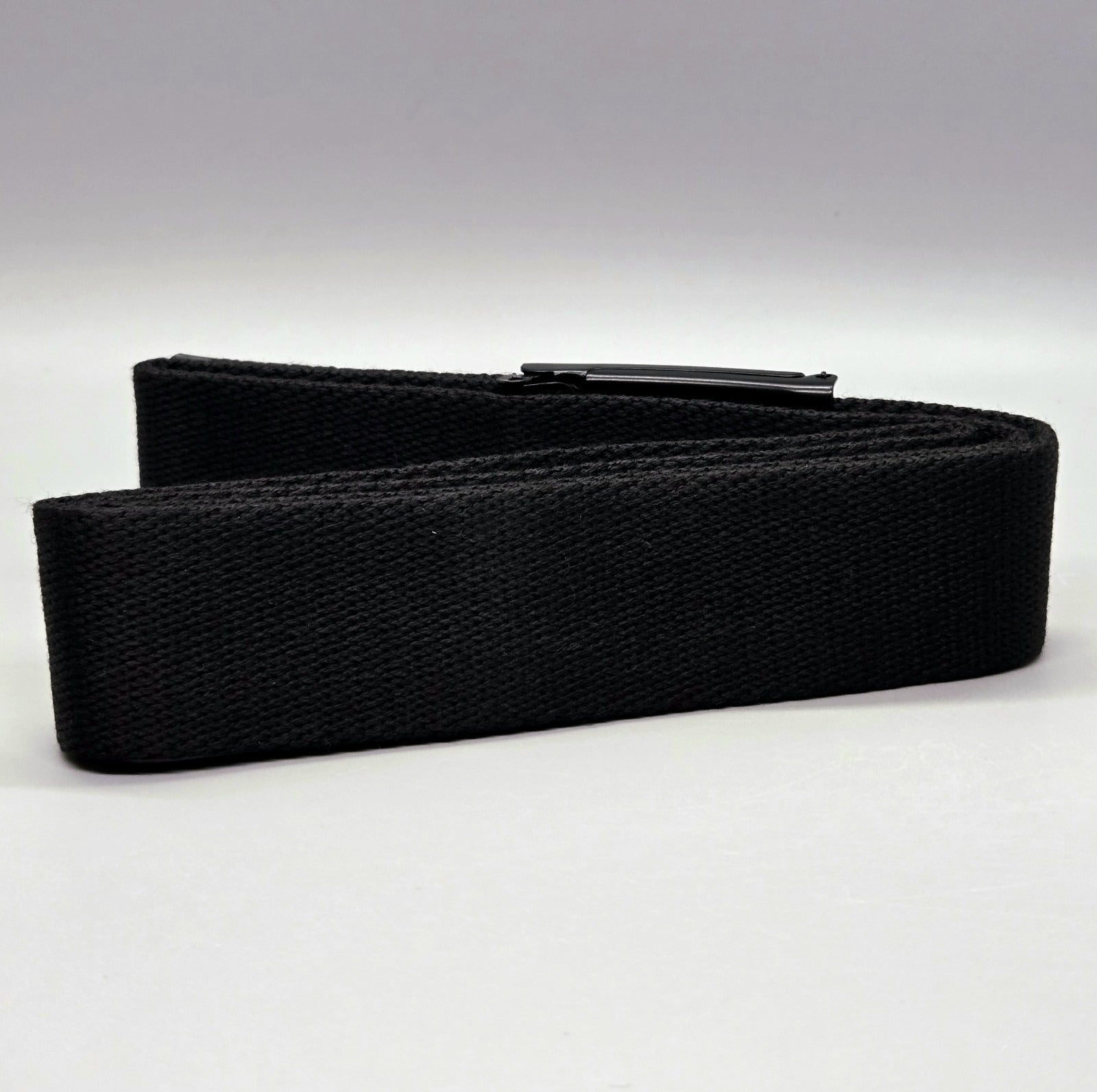 Stussy Logo Web Belt Black Military Style Flip Buckle Adjustable