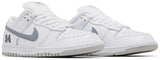 2025 Nike Supreme x Dunk Low SB 'White Metallic Silver'