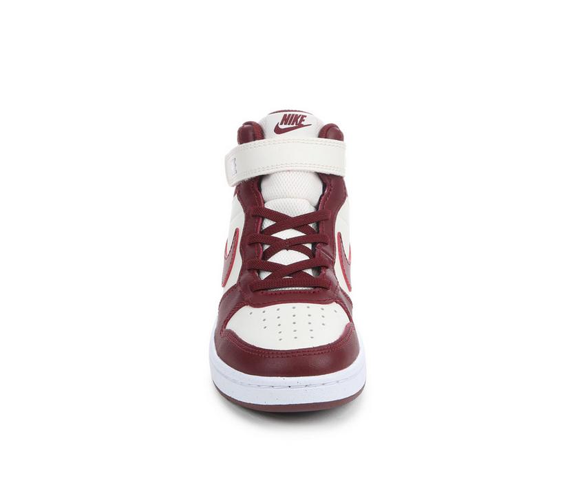 Nike Court Borough Mid 2 PSV (Soft Pearl/Dark Team Red) Size 2Y CD7783 013