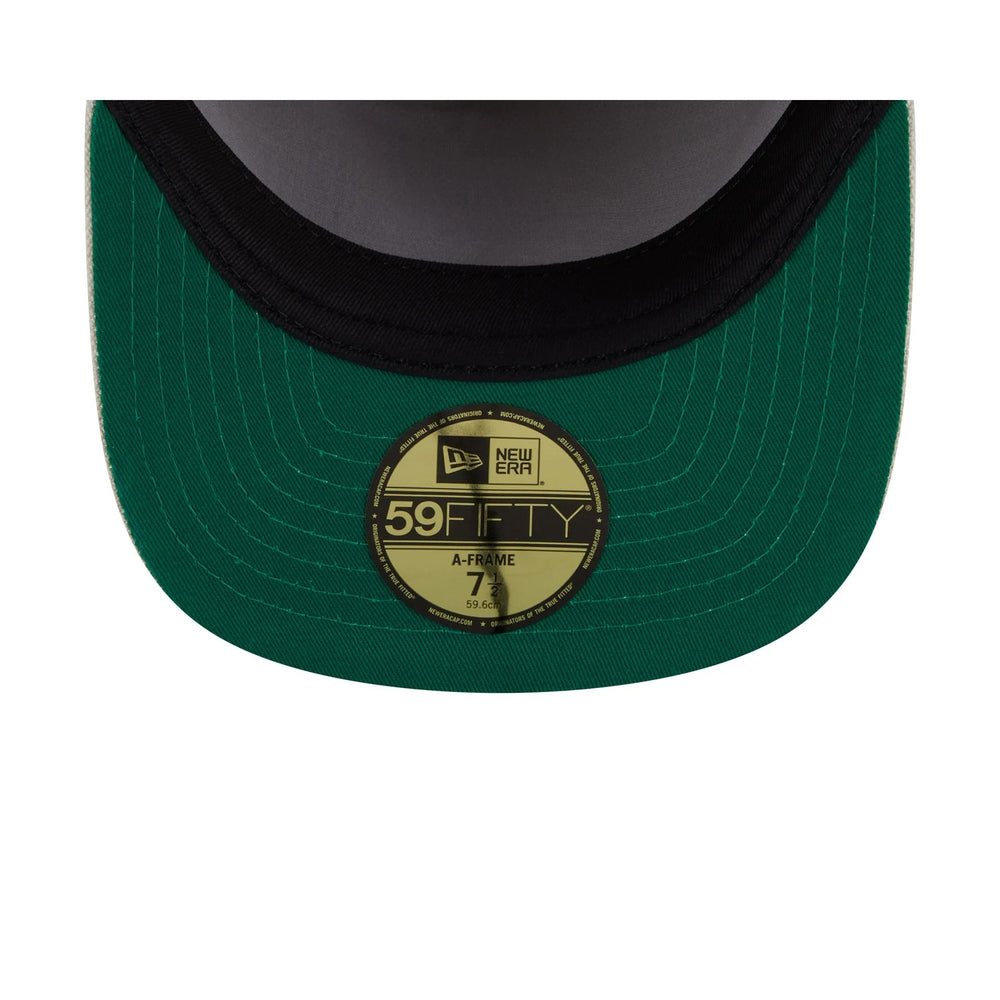 New Era Los Angeles Dodgers Front Zip Canvas 59FIFTY A-Frame Fitted Hat