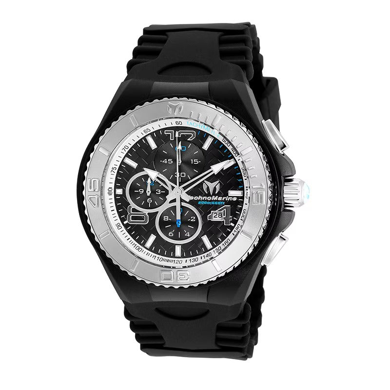 Men's TechnoMarine Jellyfish Cruise Silicone Strap Chronograph Watch TM-115110