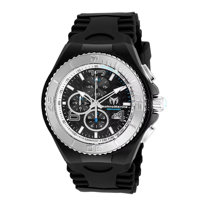 Men's TechnoMarine Jellyfish Cruise Silicone Strap Chronograph Watch TM-115110