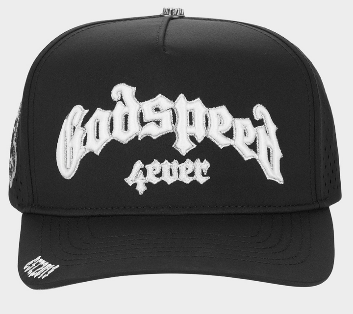 Godspeed Water Resistant OG Logo Hat Black/White Adjustable Cap
