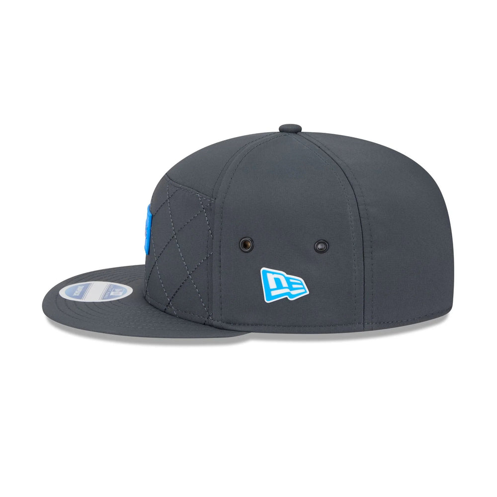 Detroit Lions  2025 Sideline Cold Weather Steel Clouds Split Panel 9FIFTY Snapback