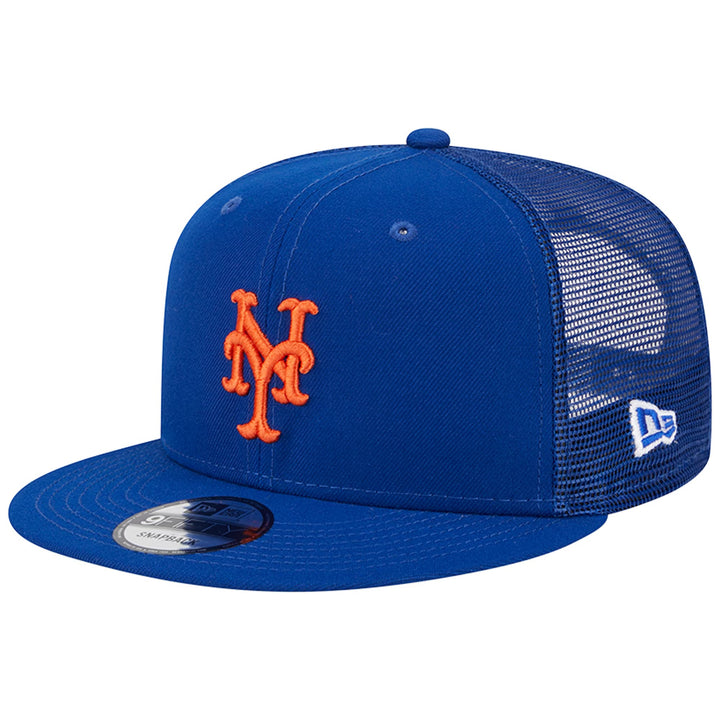 Men's New York Mets New Era Royal Team Color Trucker 9FIFTY Snapback Hat - Living Legend