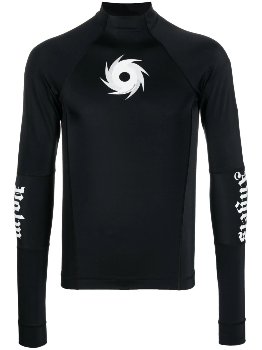 Palm Angels Black Anti-UV Surf Long Sleeve T-Shirt - Living Legend
