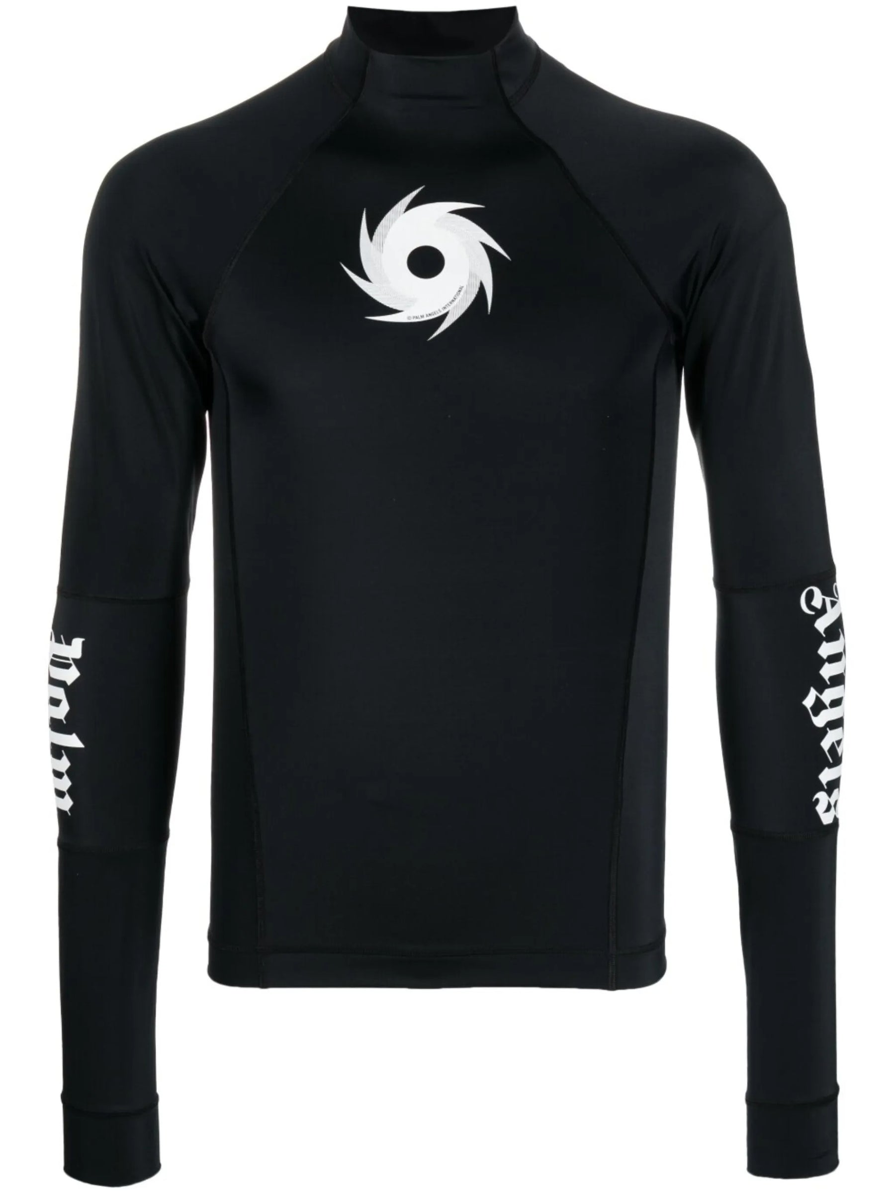 Palm Angels Black Anti-UV Surf Long Sleeve T-Shirt - Living Legend