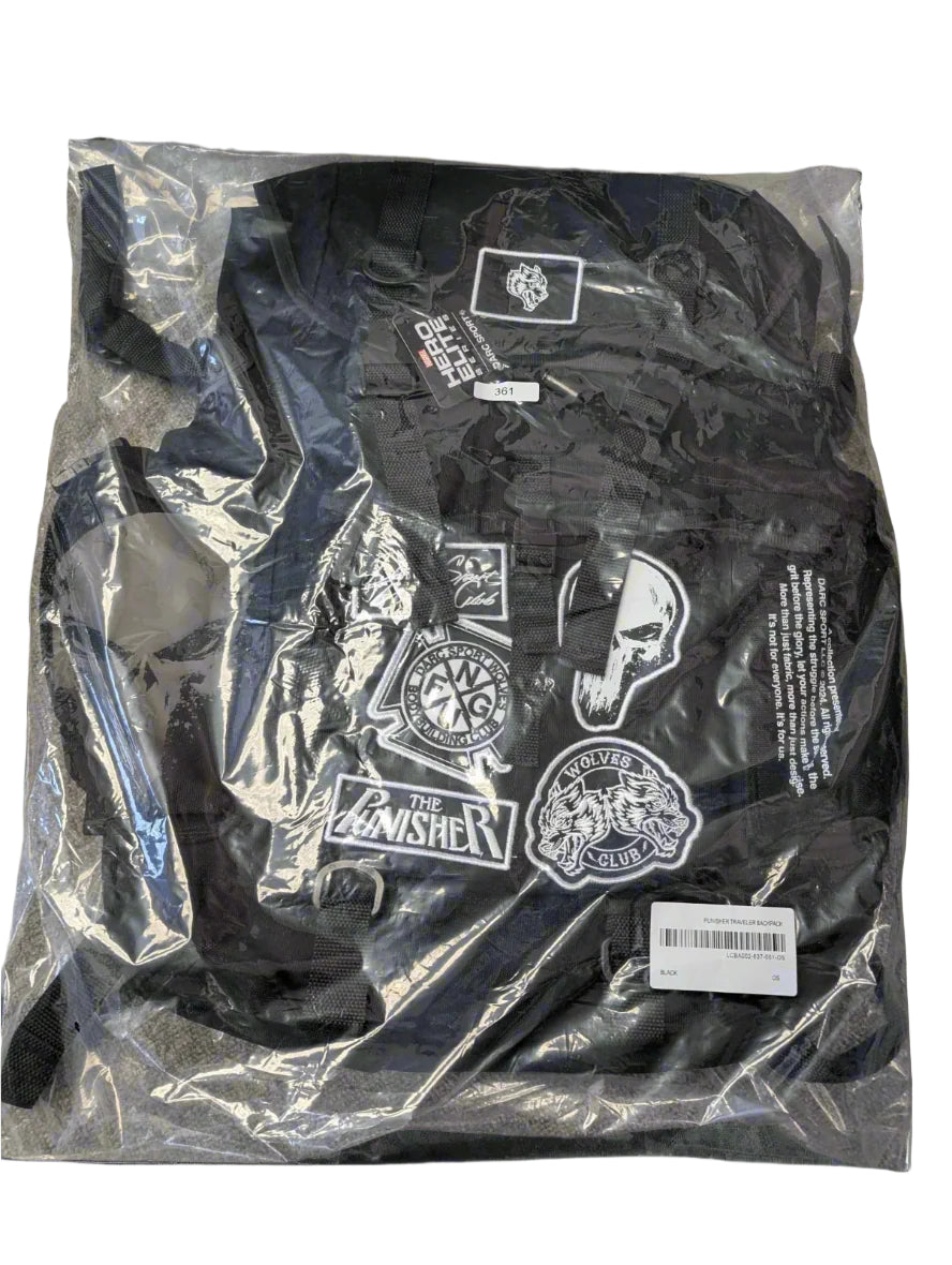Darc Sport Marvel Punisher Collab Backpack Black Patch - Living Legend