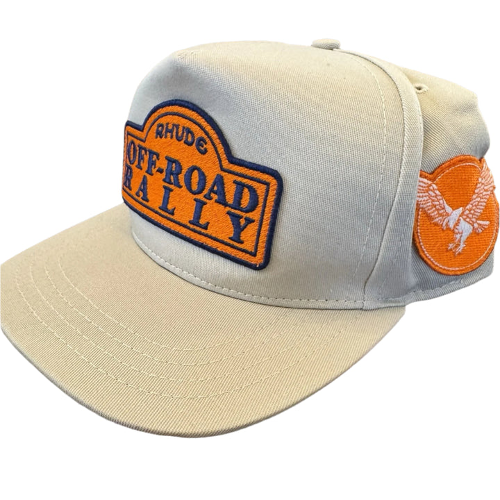 Rhude Desert Off-Road Racing Team Snapback Hat Tan - Living Legend