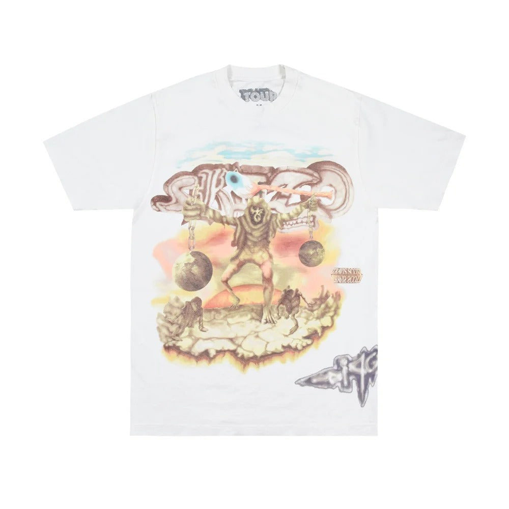 Travis Scott South America Tour Skitzo Circus Maximus T-Shirt - Living Legend